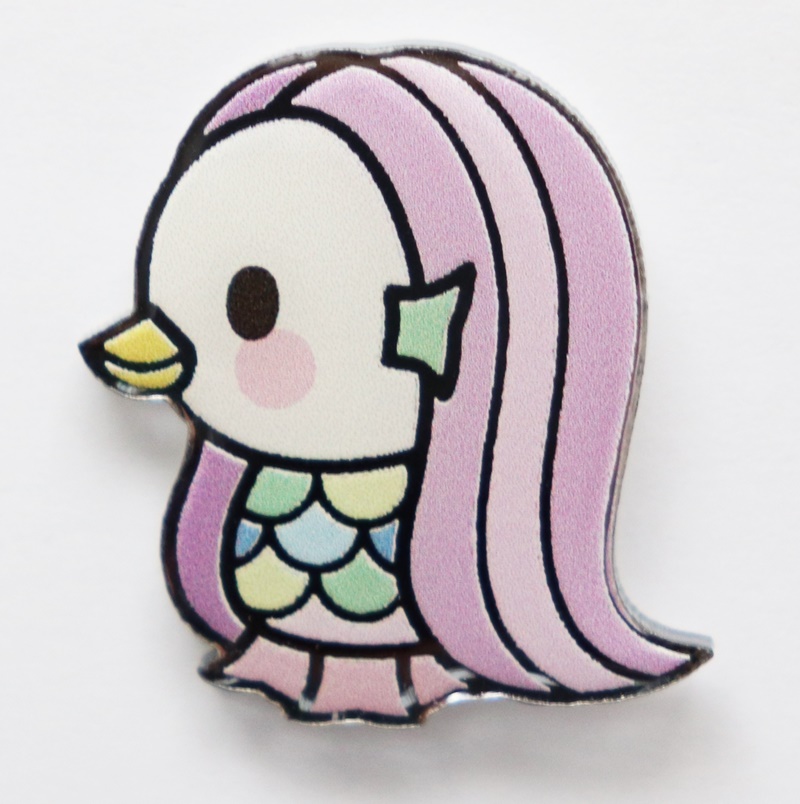 かわいいアマビエピンバッジ