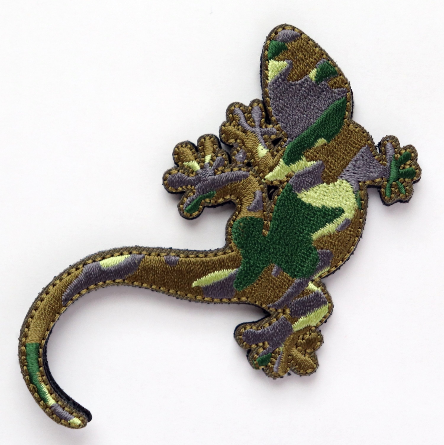 ワッペン トカゲ 緑